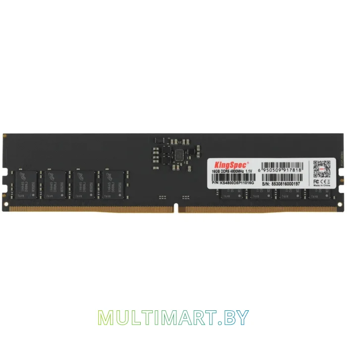 Оперативная память KingSpec 16GB DDR5 PC5-38400 (KS4800D5P11016G)